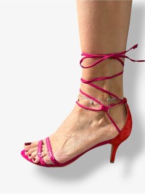 Anthropologie Lien Do Suede Heel Shoes